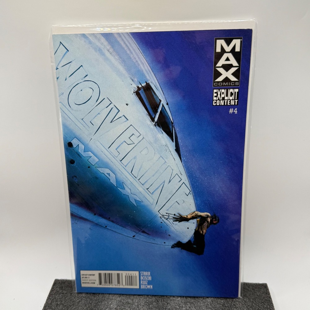 Marvel Wolverine Max #4 MAX Comics Explicit Content Logan 2013 Starr Boschi